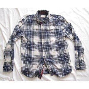 Men American Heritage Dawson & Brooks Plaid Button Long Sleeve Shirt Sz M(MT632)